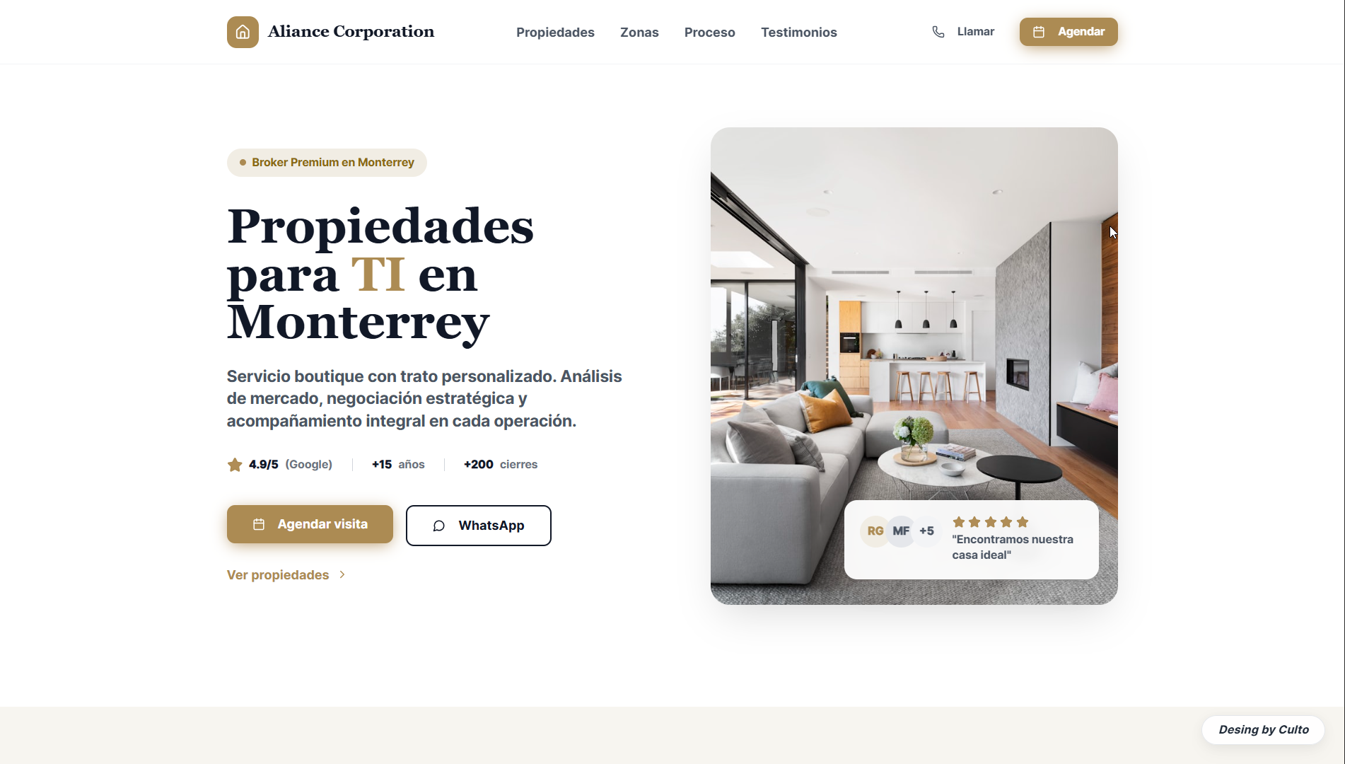 Demo de bienes raíces